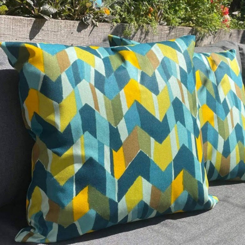 Our Outdoor Fabric online store has a variety of ready-made scatter cushions for outdoor use